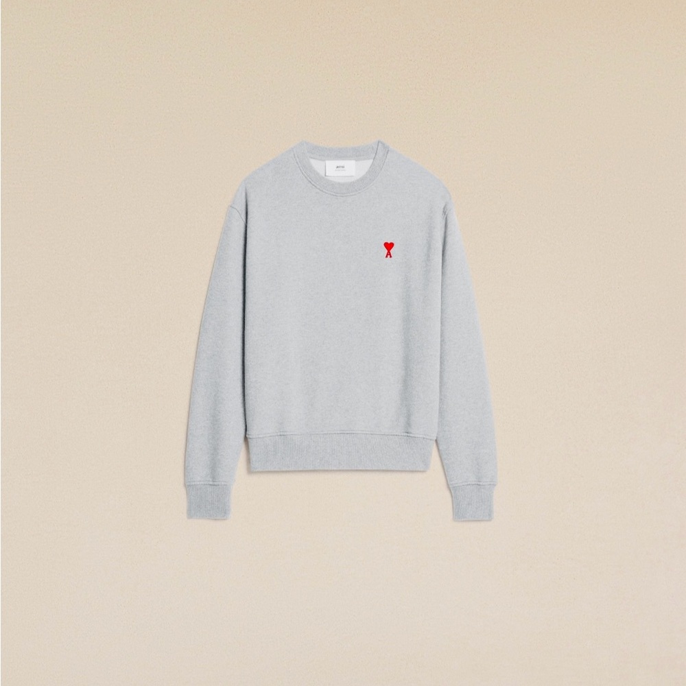 Classic Fit Ami De Coeur Sweatshirt in loopback organic cotton fleece.